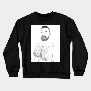 Handsome Beard Crewneck Sweatshirt